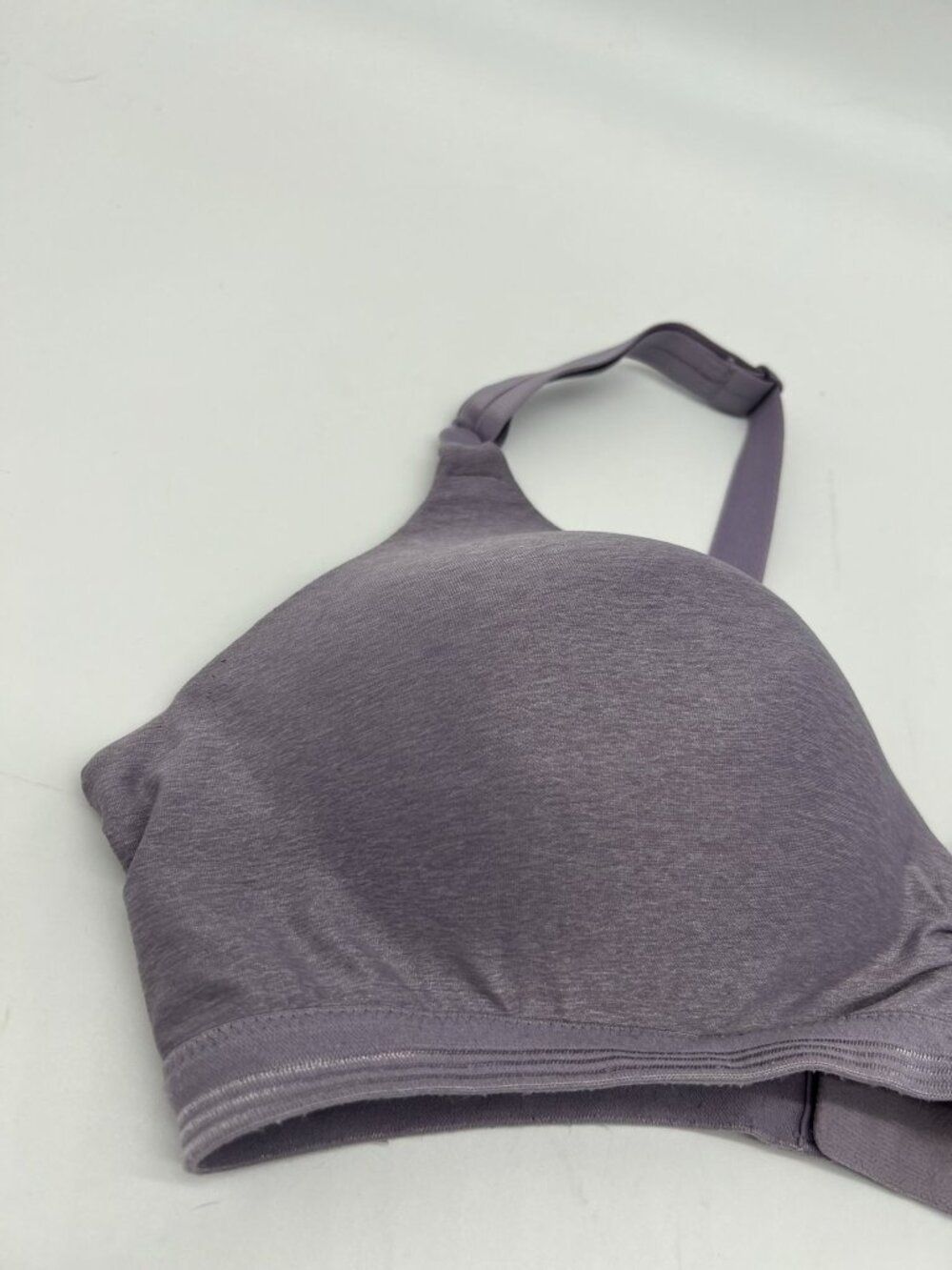 Warner's Women's Super Soft Wireless Lift Up Bra Stretch Size 38B Light Purple - Picture 9 of 9